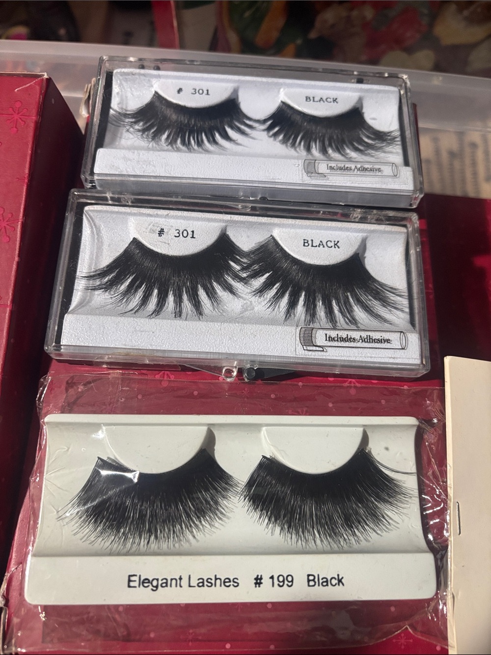 False Eyelashes - Black